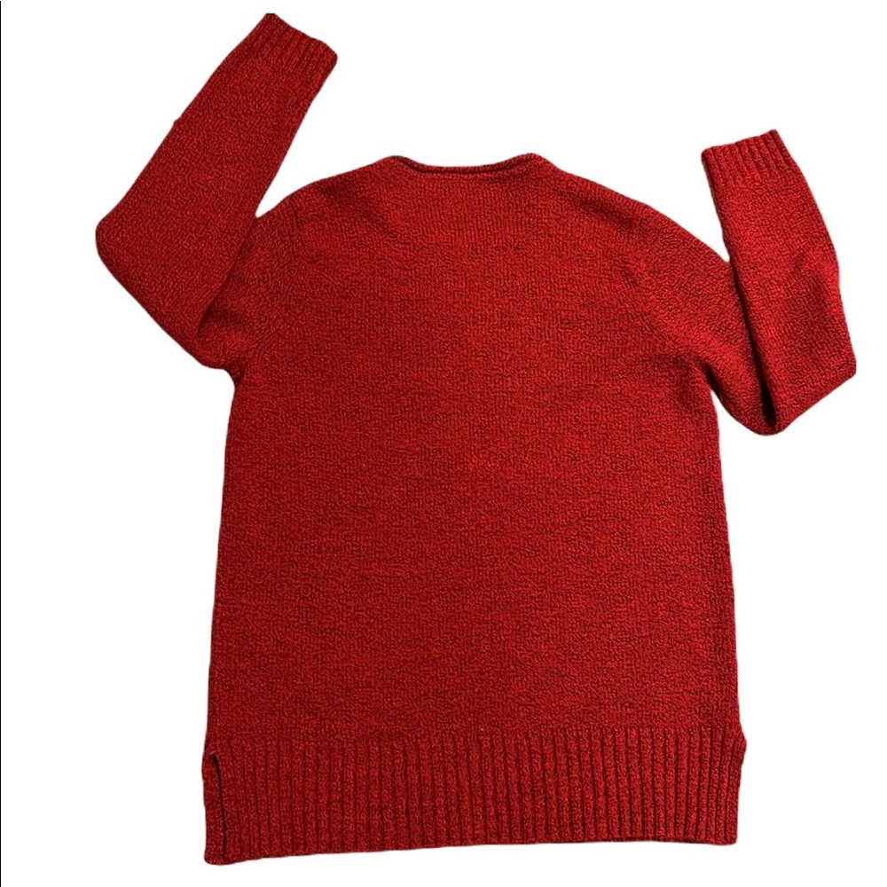 Croft & Barrow Crew Neck Sweater in Red.  Pullover. Size large - Picture 11 of 12
